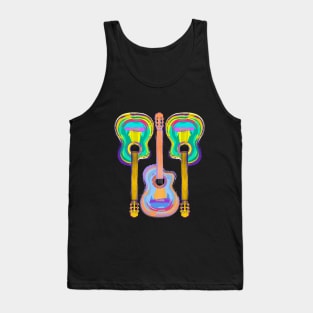 Colorful Guitar T-Shirt for Music Lovers Tank Top